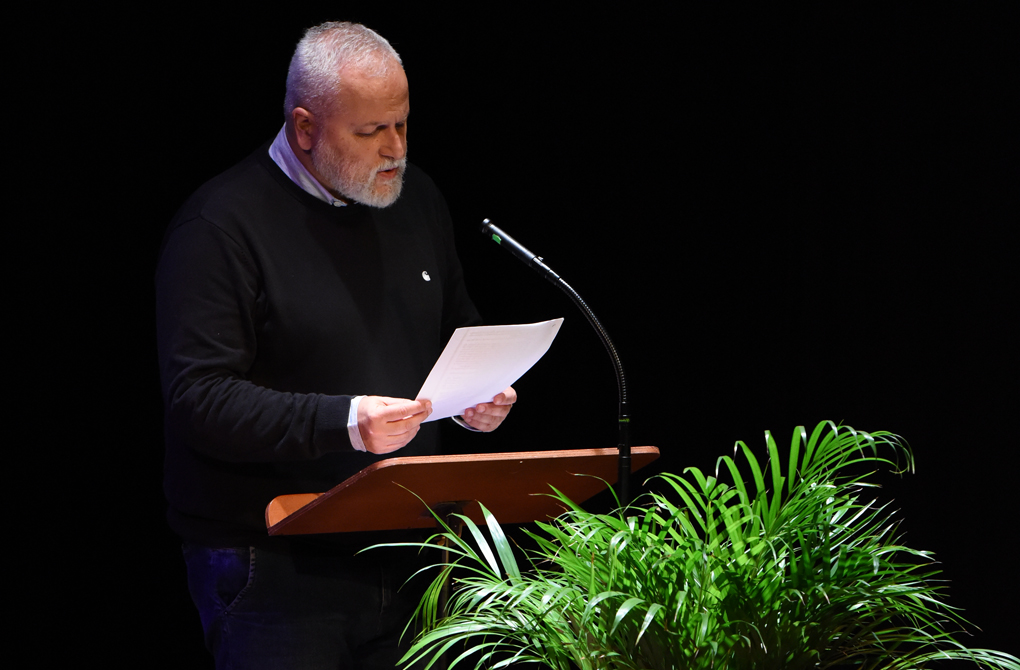 Luca Luciani, attore e interprete brani letterari selezionati